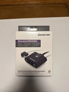 Interrupteur de partage de périphériques IOGEAR GUS402 2x4 USB 2.0 - Photo 1/9