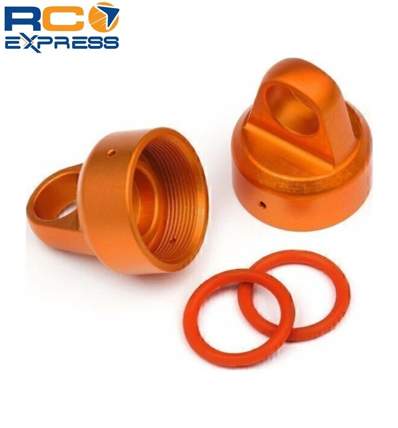 HPI Orange Aluminum Top Shock Cap for the Savage Xs 2 pieces HPI108070 - Image 1 of 1