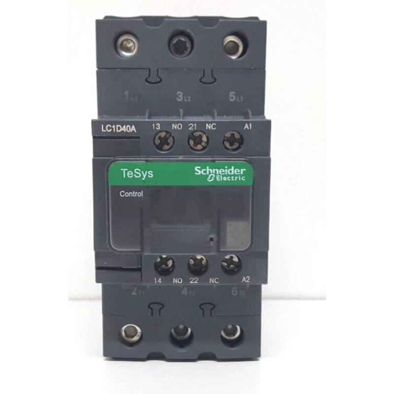SCHNEIDER TESYS LC1D40A MAGNETIC CONTACTOR 3 POLE 220V 50/60HZ in Box in Stock - Image 1 of 4