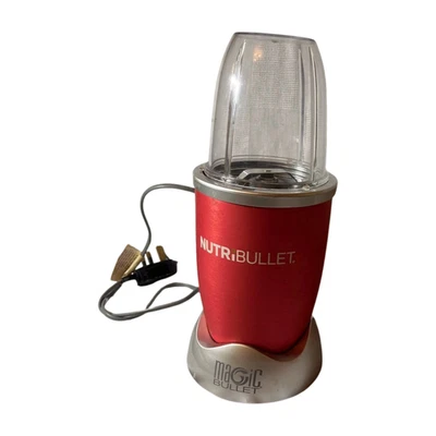 NutriBullet 600W Blender Red Magic Bullet Smoothie Maker 2 Cups Pre-Owned - Image 1 of 4
