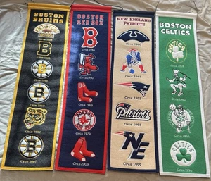 Boston Celtics, Bruins, Red Sox und New England Patriots Siegerserie Banner! - Bild 1 von 4