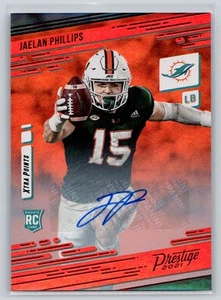 Jaelan Phillips Rookie - 2021 Panini Prestige #262 - Miami Dolphins Card - Picture 1 of 2