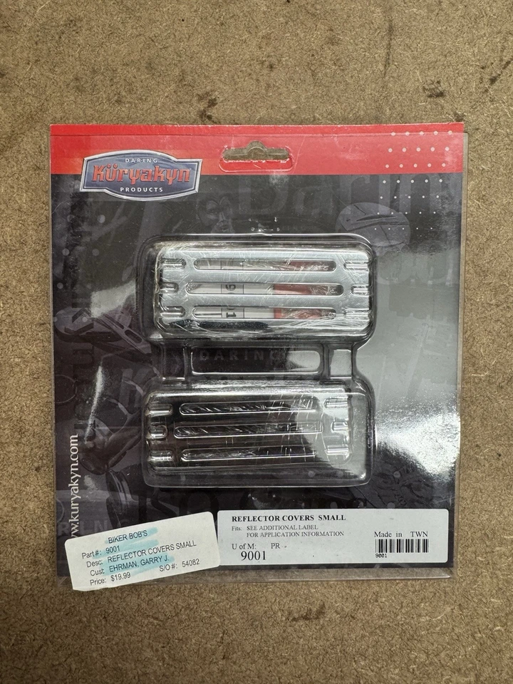 Cubiertas reflectoras Kuryakyn pequeñas cromadas - 9001 para Harley Davidson Foto 1 de 3