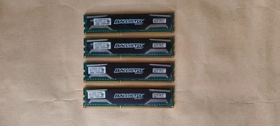 Crucial Ballistix Sport RAM Kit 16GB (4x4) DDR3-1600 CL9 Arbeitsspeicher - Bild 1 von 2