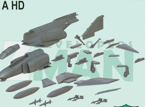 1/144 US NAVY A-4 Skyhawk for aircraft carrier 3D Print kits (1pcs) - Picture 1 of 4