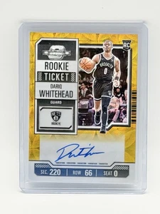 2023 Contenders Optic Rookie Ticket Gold Dariq Whitehead #115 10/10 Last Print - Bild 1 von 2