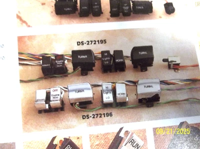 HARLEY DAVIDSON 1982-95 BIG TWIN XL Chrome HANDLEBAR CONTROL SWITCHES DS272196 Foto 1 de 4