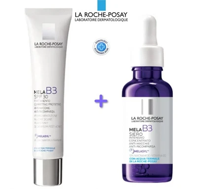 LA ROCHE POSAY mela B3 siero+crema mela B3 spf30 skincare beauty routine kit - Image 1 of 4
