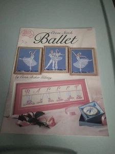 Ballet Counted Cross Stitch Pattern Book American School of Needlework 3604 - Picture 1 of 9