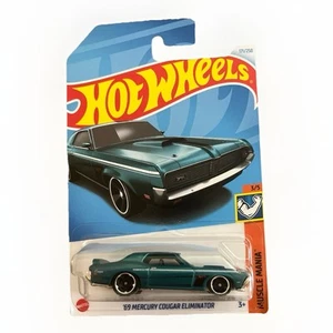 Hot Wheels Muscle Mania 3/5 69 Mercury Cougar Eliminator Metaflake Teal 171/250 - Picture 1 of 3
