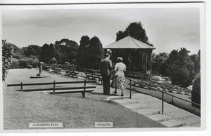 Glamorgan, Wales, Alexandra Park, Penarth, Gr Britain, Real Photo Postcard RPPC - Picture 1 of 3