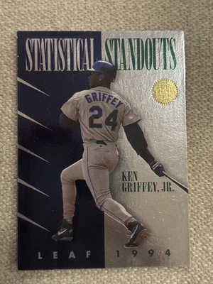 Ken Griffey 1994, JR Leaf estadístico destacado Foto 1 de 2