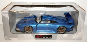 UT MODELS 1/18 - 27842 PORSCHE 911 GT1 STREET 1996 - METALLIC BLUE - Picture 1 of 1