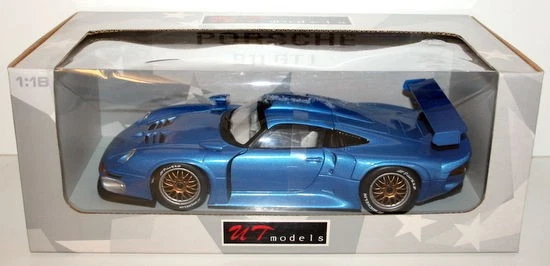 UT MODELS 1/18 - 27842 PORSCHE 911 GT1 STREET 1996 - METALLIC BLUE - Image 1 of 1