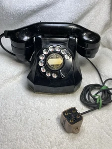Vintage Automatic Electric Model 40 Monophone Desk Telephone Untested Bakelite - Picture 1 of 10