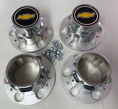 NUEVO JUEGO DE TAPACUBOS CENTRALES DE RUEDA CHEVROLET 4X4 1500 SILVERADO SUBURBAN BLAZER 6 TACOS Foto 1 de 4