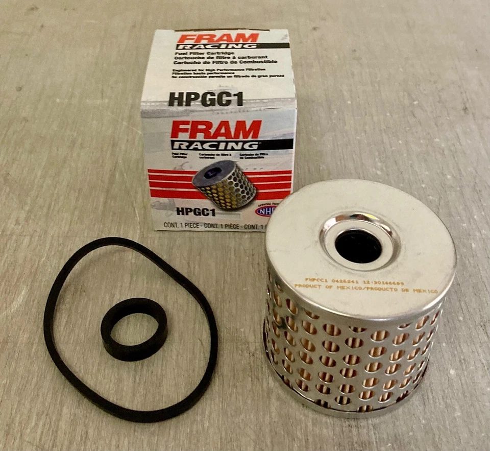 Elemento de filtro de combustible/gas Fram HPGC1 se adapta a HPG1 Wix 33900R Napa 3900R AC GF775 Foto 1 de 1