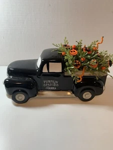 Halloween VTG Button Bokay/China Pumpkin Truck-Rustic Country Cottage Chic Fall - Picture 1 of 7