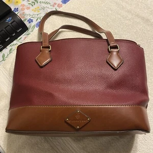 Bolso de hombro St. John's Bay rojo oscuro marrón - Imagen 1 de 7