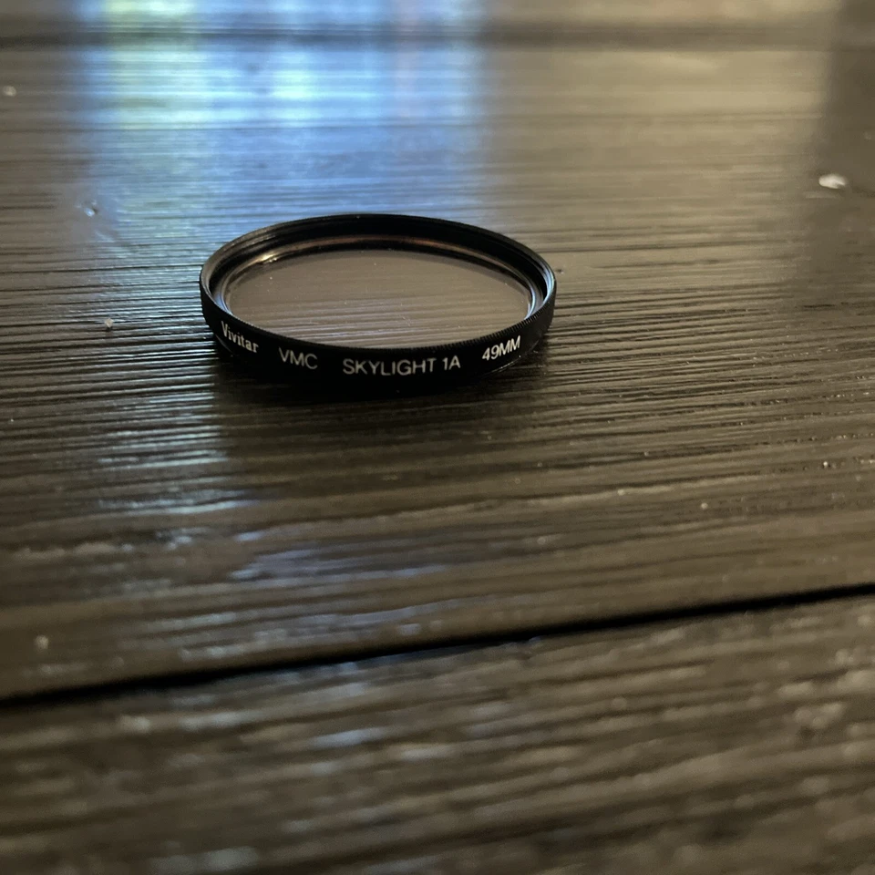 Vivitar 49mm Skylight 1A clear filter USED for Canon Sigma Pentax Sony lens - Image 1 of 1