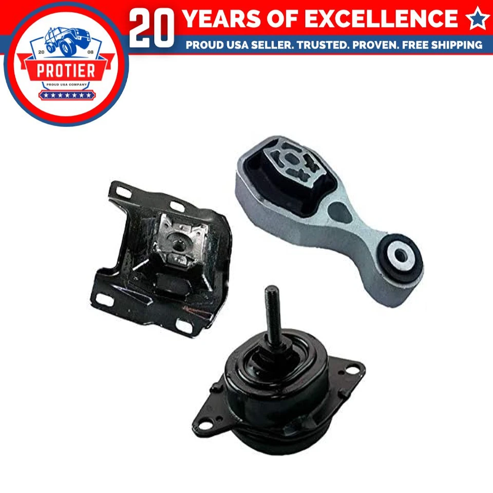 Se adapta a Ford Explorer 2016-2018 2,3 L 4x4, juego de montaje de motor y transmisión de 3 piezas Foto 1 de 1