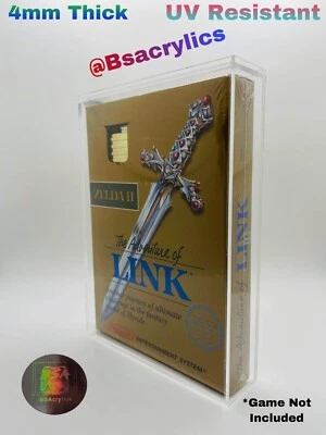 任天堂 NES 电子游戏亚克力展示盒保护膜,防紫外线 — 第 1/2 张图片