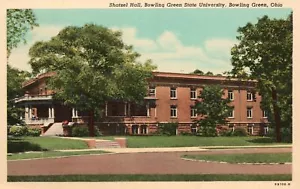 Vintage Postcard 1920's Shatzel Hall Bowling Green State University Ohio OH - Picture 1 of 2