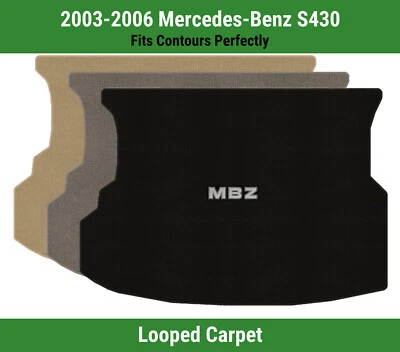 Alfombra de maletero Lloyd Classic Loop para Mercedes-Benz S430 '03-06 con apliques MBZ Foto 1 de 4