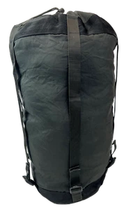 Used Serviceable US Black Nylon 6-Strap Compression Stuff Sack *mocinc.1982* - Picture 1 of 4