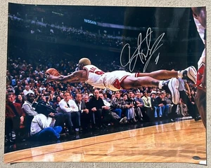 Dennis Rodman Signed / Autographed Chicago Bulls 16x20 Photo w/ COA - Picture 1 of 3