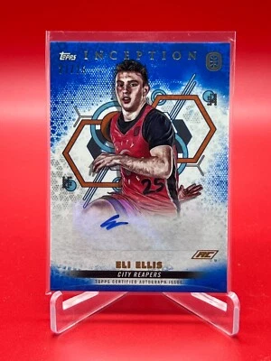 Eli Ellis Topps Inception Rookie Auto Blue /25 - Image 1 of 2