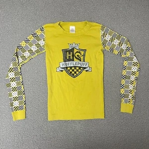 Hanna Andersson Harry Potter Pajama top Hufflepuff 150 12 Organic Long John - Picture 1 of 6