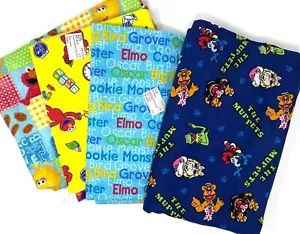 Cotton quilt fabric lot Sesame Street and Muppets 5-7/8 yards total - Picture 1 of 1