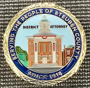 Steuben County, New York - Moneta sfida procuratore distrettuale - Foto 1 di 2