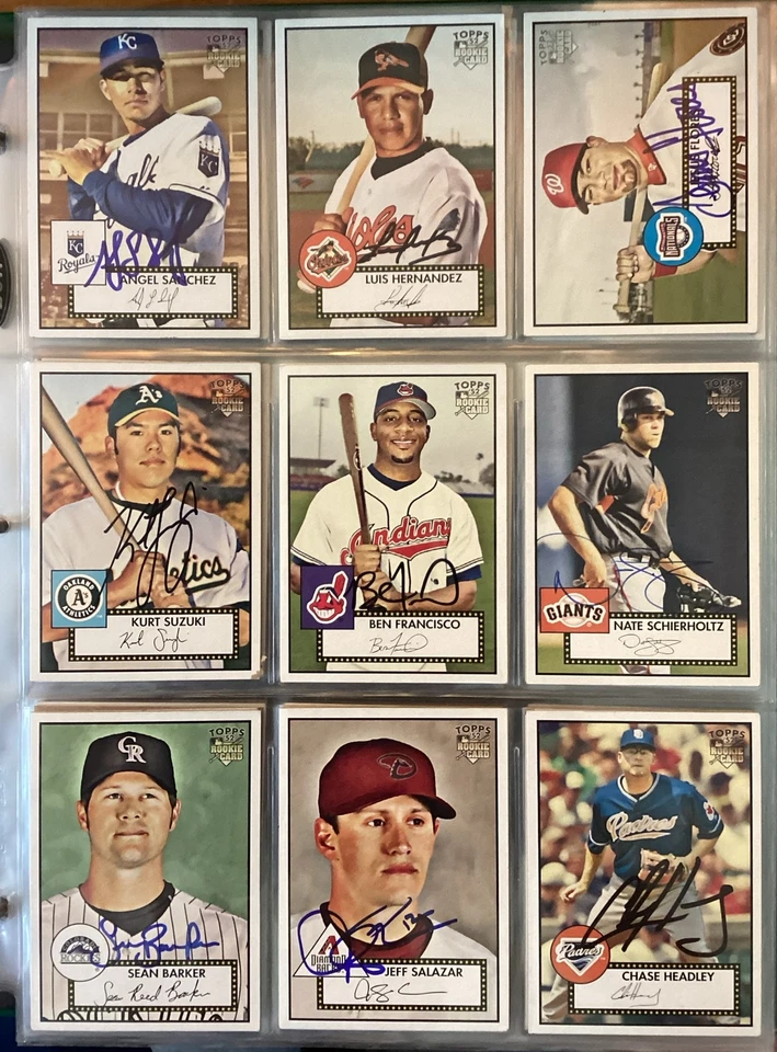 2007 TOPPS SIGNED AUTOGRAPHED TOPPS 52 CARDS - Image 1 of 4