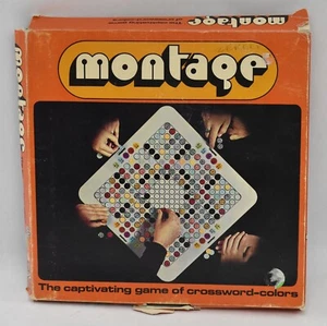 Montage Board Game Gamut Of Games 1973 Incomplete - Picture 1 of 3