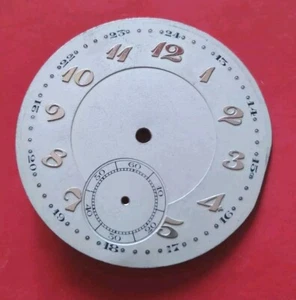 Unbranded Swiss Vintage Dials from Pocket watch.Metal - Picture 1 of 11