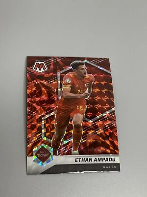 Ethan Ampadu 2022 Panini Mosaic Road To The World Cup Reactive Red #84 Wales - Image 1 of 2