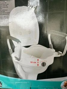 WC-Sitz Erhöhung mit Stützgriffen Mod. Secura, mit Easy-Close Absenkautomatik W - Bild 1 von 3