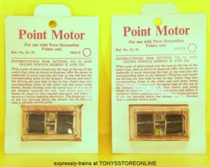 peco oo/ho/n//009/o2x SL-70 Weichenmotoren passend für Serie II & III schwer zu finden Neu in OVP - Bild 1 von 1