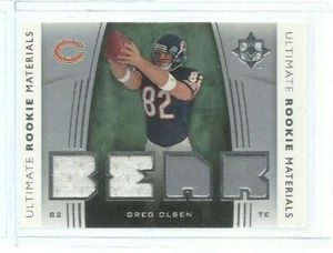 2007 Ultimate Collection Rookie Materials Silver #URMGO Greg Olsen (ref 59293) - Picture 1 of 1