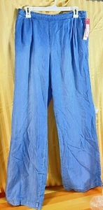 MERONA Womens Wide Leg Mid-Rise Relaxed Hip & Thigh Pants or Scrubs XS S L XL - Picture 1 of 4