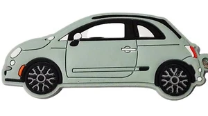 GREEN Fiat 500 keyring keychain Schlüsselring porte-clés ABARTH TWIN MULTI AIR - Picture 1 of 2
