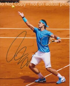 Rafael Nadal Signed Autograph 8X10 Photo