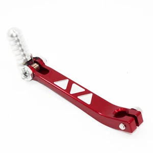 11mm RED CNC Alloy HD Gear Lever Shifter Handle 110cc 125cc PIT PRO DIRT BIKE - Picture 1 of 2