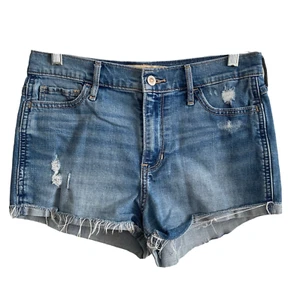 Hollister Short Shorts Womens 7 28 Distressed Hi Rise Stretch - Picture 1 of 7