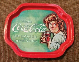 "Bandeja de Coca Cola mini bebida de colección/""deliciosa y refrescante" - Imagen 1 de 5