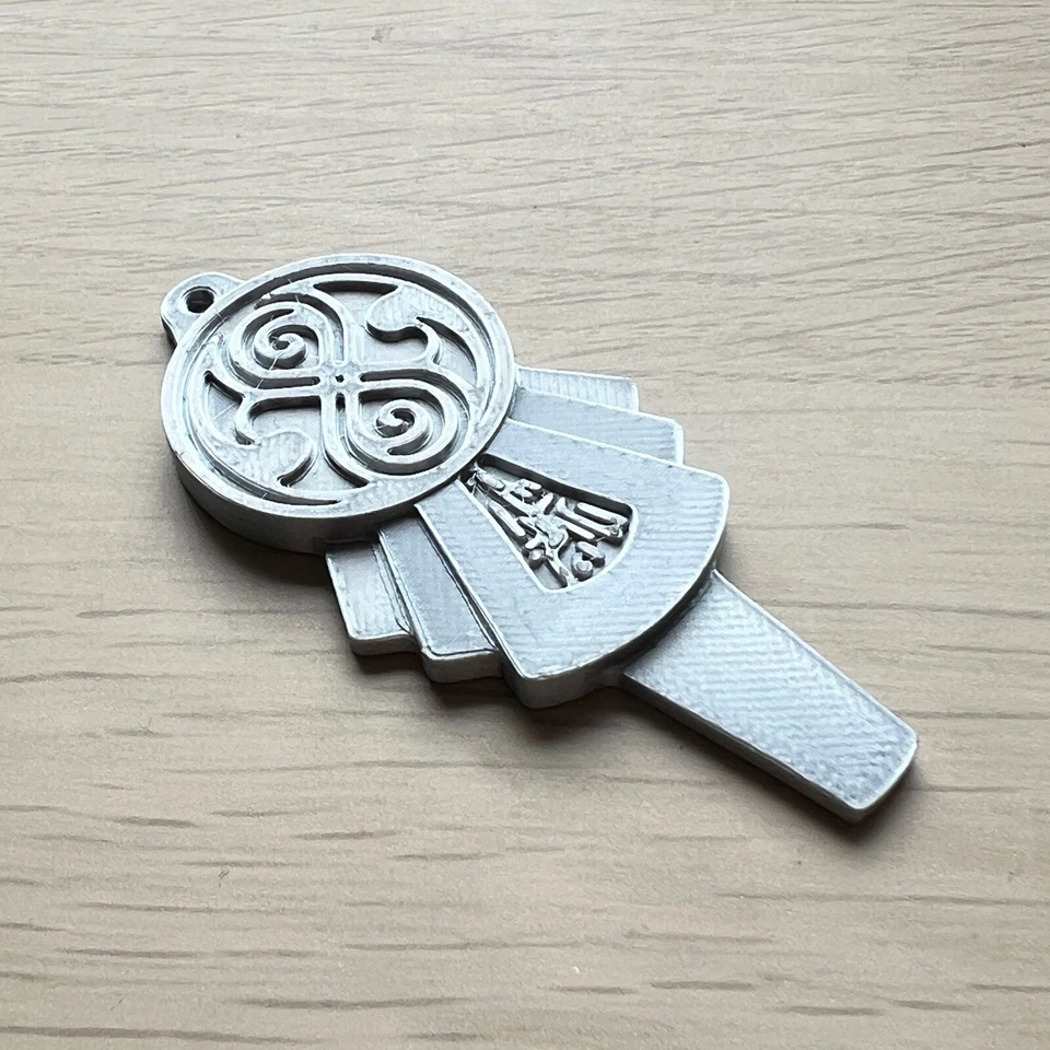 7th Doctor Inspired Tardis Key Replica  Doctor Who Prop 3D Printed - Image 1 of 3