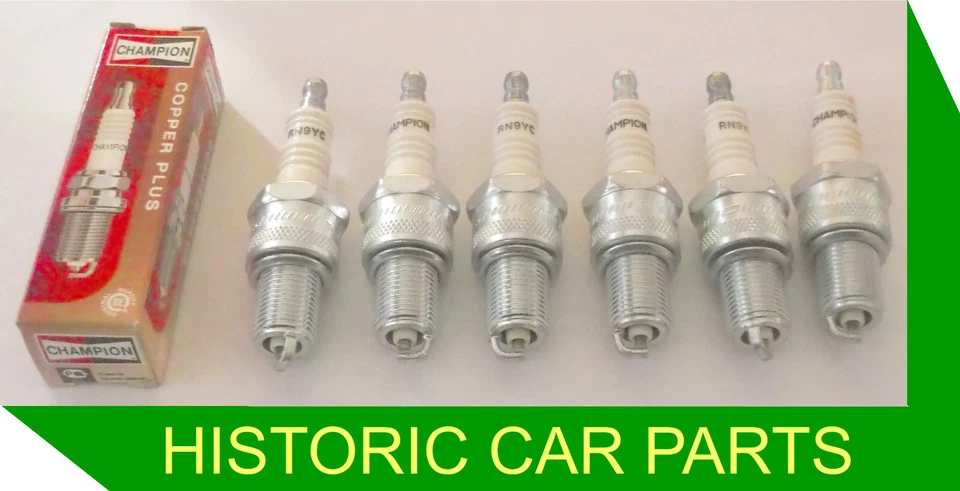 6 VELAS DE IGNIÇÃO CHAMPION para Ford Capri 2 3.0 3000 GT GHIA 1974-78 - Resistor - Imagem 1 de 1