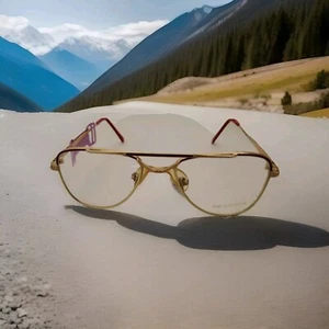 DM OPTICAL EYEWEAR FRAME 46-16-125 GOLD/BROWN KIDS RETAIL $110.00 - Picture 1 of 5